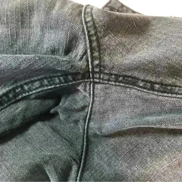 Democracy Embellished Raw Hem Flex Girlfriend Jeans Size 6 Ab Technology - Picture 12 of 16